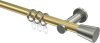 10204611-XX3839 Gardinenstange Messing-Optik / Edelstahl-Optik 20 mm Ø PLATON - Sitra