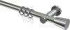 10204611-103912 Gardinenstange Metall 20 mm Ø PLATON - Sitra Edelstahl-Optik / Chrom