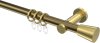 10204611-109538 Gardinenstange Metall 20 mm Ø PLATON - Sitra Messing Antik / Messing-Optik