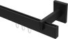 10212819-1028 Innenlauf Gardinenstange Aluminium / Metall eckig 14x35 mm SMARTLINE - Paxo Schwarz