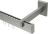 10212820-1039 Innenlauf Gardinenstange Edelstahl-Optik eckig 14x35 mm SMARTLINE - Paxo (WA lang)