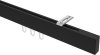 10212916-1028 Innenlauf Gardinenstange Deckenmontage Aluminium / Metall eckig 14x35 mm SMARTLINE (Universal) - Lox Schwarz