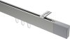 10212916-103912 Innenlauf Gardinenstange Deckenmontage Aluminium / Metall eckig 14x35 mm SMARTLINE (Universal) - Lox Edelstahl-Optik / Chrom