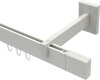 10212920-1032 Innenlauf Gardinenstange Aluminium / Metall eckig 14x35 mm SMARTLINE - Lox Weiß (WA lang)
