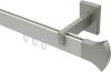 10213019-103239 Innenlauf Gardinenstange Aluminium / Metall eckig 14x35 mm SMARTLINE - Conex Weiß / Edelstahl-Optik