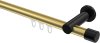 10213111-103829 Innenlauf Gardinenstange Aluminium / Metall 20 mm Ø PLATON - Santo Messing-Optik / Schwarz