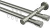 10213126-1039 Innenlauf Gardinenstange Edelstahl-Optik 20 mm Ø 2-läufig PRESTIGE - Santo