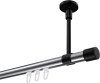 10213133-101229 Innenlauf Gardinenstange Aluminium / Metall 20 mm Ø SONETTE - Santo Chrom / Schwarz