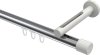 10213145-101232 Innenlauf Gardinenstange Aluminium / Metall 20 mm Ø SITENO - Santo Chrom / Weiß