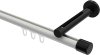 10213145-103229 Innenlauf Gardinenstange Aluminium / Metall 20 mm Ø SITENO - Santo Weiß / Schwarz