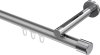 10213145-103312 Innenlauf Gardinenstange Aluminium / Metall 20 mm Ø SITENO - Santo Silbergrau / Chrom