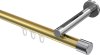 10213145-103812 Innenlauf Gardinenstange Aluminium / Metall 20 mm Ø SITENO - Santo Messing-Optik / Chrom