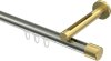 10213145-103938 Innenlauf Gardinenstange Edelstahl-Optik / Messing-Optik 20 mm Ø SITENO - Santo