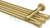 10213147-1038 Innenlauf Gardinenstange Messing-Optik 20 mm Ø 3-läufig SITENO - Santo