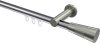 10213311-101239 Innenlauf Gardinenstange Aluminium / Metall 20 mm Ø PLATON - Tanara Chrom / Edelstahl-Optik