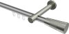 10213325-103339 Innenlauf Gardinenstange Aluminium / Metall 20 mm Ø PRESTIGE - Tanara Silbergrau / Edelstahl-Optik