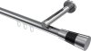 10213345-10121229 Innenlauf Gardinenstange Aluminium / Metall 20 mm Ø SITENO - Tanara Chrom