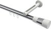 10213345-101232 Innenlauf Gardinenstange Aluminium / Metall 20 mm Ø SITENO - Tanara Chrom / Weiß