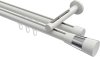 10213346-1032 Innenlauf Gardinenstange Aluminium / Metall 20 mm Ø 2-läufig SITENO - Tanara Weiß