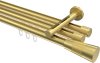10213347-1038 Innenlauf Gardinenstange Messing-Optik 20 mm Ø 3-läufig SITENO - Tanara
