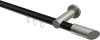 10213411-102939 Innenlauf Gardinenstange Aluminium / Metall 20 mm Ø PLATON - Verano Schwarz / Edelstahl-Optik