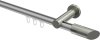 10213411-103339 Innenlauf Gardinenstange Aluminium / Metall 20 mm Ø PLATON - Verano Silbergrau / Edelstahl-Optik