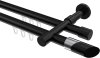 10213426-XX29 Innenlauf Gardinenstange Aluminium / Metall 20 mm Ø 2-läufig PRESTIGE - Verano Schwarz