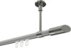 10213433-103239 Innenlauf Gardinenstange Aluminium / Metall 20 mm Ø SONETTE - Verano Weiß / Edelstahl-Optik
