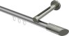 10213445-103339 Innenlauf Gardinenstange Aluminium / Metall 20 mm Ø SITENO - Verano Silbergrau / Edelstahl-Optik