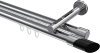10213446-10121229 Innenlauf Gardinenstange Aluminium / Metall 20 mm Ø 2-läufig SITENO - Verano Chrom