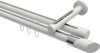 10213446-1032 Innenlauf Gardinenstange Aluminium / Metall 20 mm Ø 2-läufig SITENO - Verano Weiß