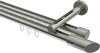 10213446-1039 Innenlauf Gardinenstange Edelstahl-Optik 20 mm Ø 2-läufig SITENO - Verano