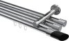 10213447-10121229 Innenlauf Gardinenstange Aluminium / Metall 20 mm Ø 3-läufig SITENO - Verano Chrom