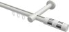 10213525-1032 Innenlauf Gardinenstange Aluminium / Metall 20 mm Ø PRESTIGE - Mavell Weiß