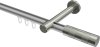 10213525-103339 Innenlauf Gardinenstange Aluminium / Metall 20 mm Ø PRESTIGE - Mavell Silbergrau / Edelstahl-Optik