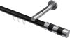 10213545-102912 Innenlauf Gardinenstange Aluminium / Metall 20 mm Ø SITENO - Mavell Schwarz / Chrom