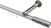 10213545-103239 Innenlauf Gardinenstange Aluminium / Metall 20 mm Ø SITENO - Mavell Weiß / Edelstahl-Optik