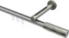 10213545-103339 Innenlauf Gardinenstange Aluminium / Metall 20 mm Ø SITENO - Mavell Silbergrau / Edelstahl-Optik