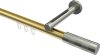 10213545-103839 Innenlauf Gardinenstange Messing-Optik / Edelstahl-Optik 20 mm Ø SITENO - Mavell