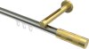 10213545-103938 Innenlauf Gardinenstange Edelstahl-Optik / Messing-Optik 20 mm Ø SITENO - Mavell