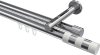 10213546-10123212 Innenlauf Gardinenstange Aluminium / Metall 20 mm Ø 2-läufig SITENO - Mavell Chrom