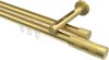 10213546-1038 Innenlauf Gardinenstange Messing-Optik 20 mm Ø 2-läufig SITENO - Mavell
