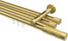 10213547-1038 Innenlauf Gardinenstange Messing-Optik 20 mm Ø 3-läufig SITENO - Mavell