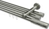 10213547-1039 Innenlauf Gardinenstange Edelstahl-Optik 20 mm Ø 3-läufig SITENO - Mavell