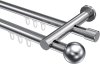 10213612-1012 Innenlauf Gardinenstange Aluminium / Metall 20 mm Ø 2-läufig PLATON - Luino Chrom