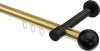 10213625-103829 Innenlauf Gardinenstange Aluminium / Metall 20 mm Ø PRESTIGE - Luino Messing-Optik / Schwarz