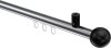 10213634-XX1229 Innenlauf Gardinenstange Aluminium / Metall 20 mm Ø SONIUS - Luino Chrom / Schwarz