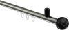 10213634-XX3929 Innenlauf Gardinenstange Aluminium / Metall 20 mm Ø SONIUS - Luino Edelstahl-Optik / Schwarz