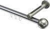 10213645-101239 Innenlauf Gardinenstange Aluminium / Metall 20 mm Ø SITENO - Luino Chrom / Edelstahl-Optik