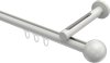 10213645-1032 Innenlauf Gardinenstange Aluminium / Metall 20 mm Ø SITENO - Luino Weiß